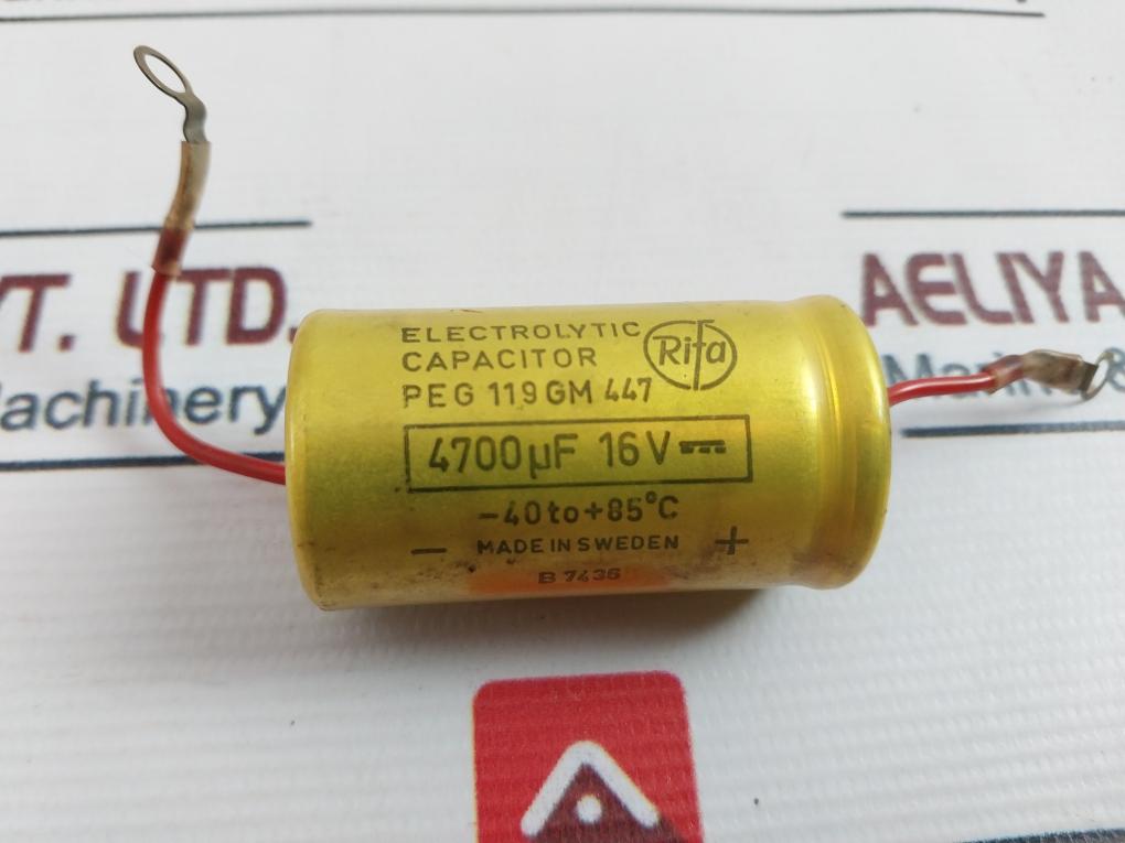 Rifa 4700?F 16 V Electrolytic Capacitor -40 To +85°C