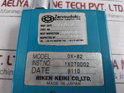 Riken Keiki Ox-82 O2 Oxygen Analysis Detection Monitor Gas Laboratoryeex Ib Iic T6