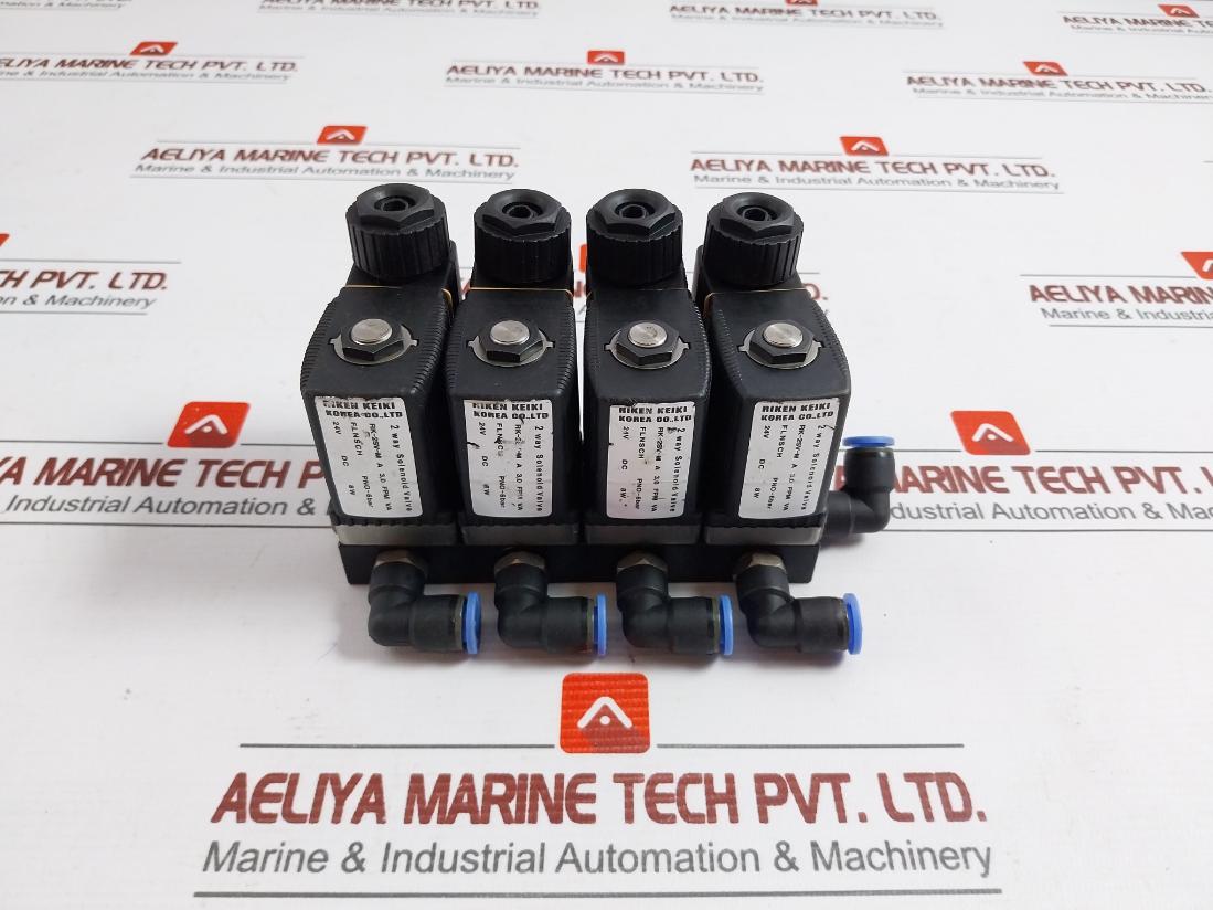 Riken Keiki Rk-2Sv-m A 3,0 Fpm Va 2 Way Solenoid Valve Assy 24Vdc 8W