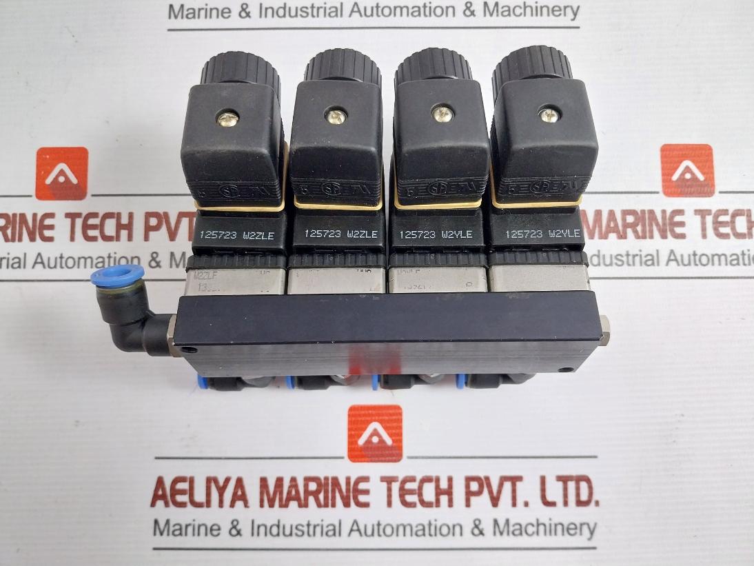 Riken Keiki Rk-2Sv-m A 3,0 Fpm Va 2 Way Solenoid Valve Assy 24Vdc 8W
