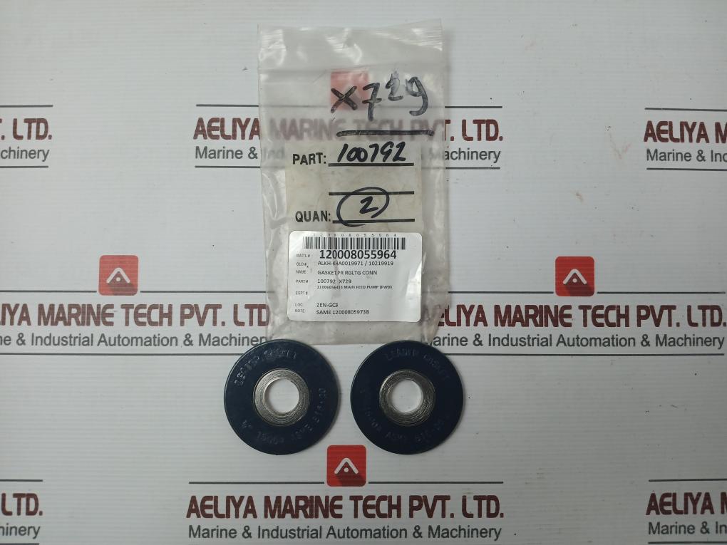 Ring Joint Gasket Brand Leader Gasket 100792 X729