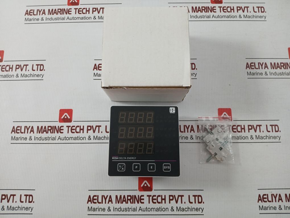 Rish Delta Digital Energy Meter By Rishabh 3ph 40-300vac-Dc 45-65hz