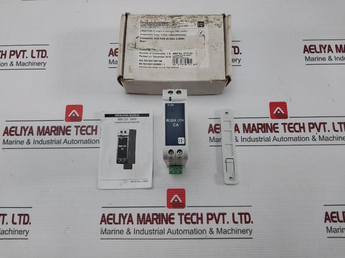 Rishabh Current Transducer 0-5a 4-20ma Cm22-A69g550000000