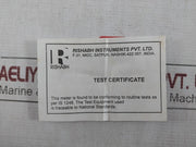Rishabh Eq 96 Ampere Panel Meter Scale X (2) S8B 008070 Q 2077