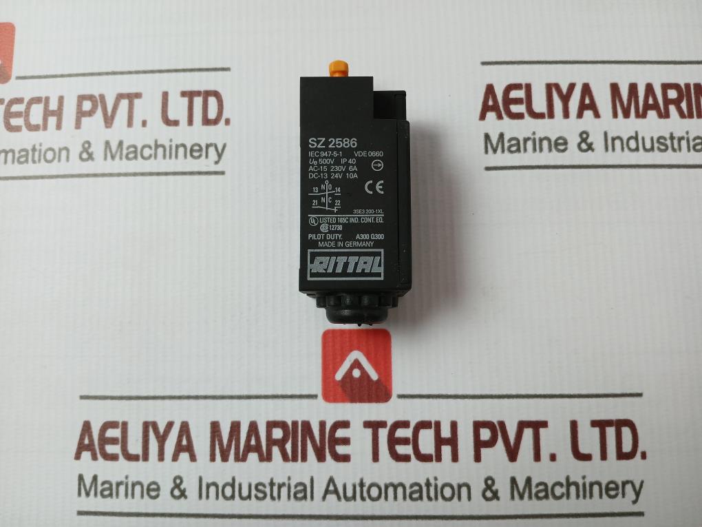 Rittal Sz 2586 Door Operated Switch Ac-15 230V 6A Dc-13 24V 10A