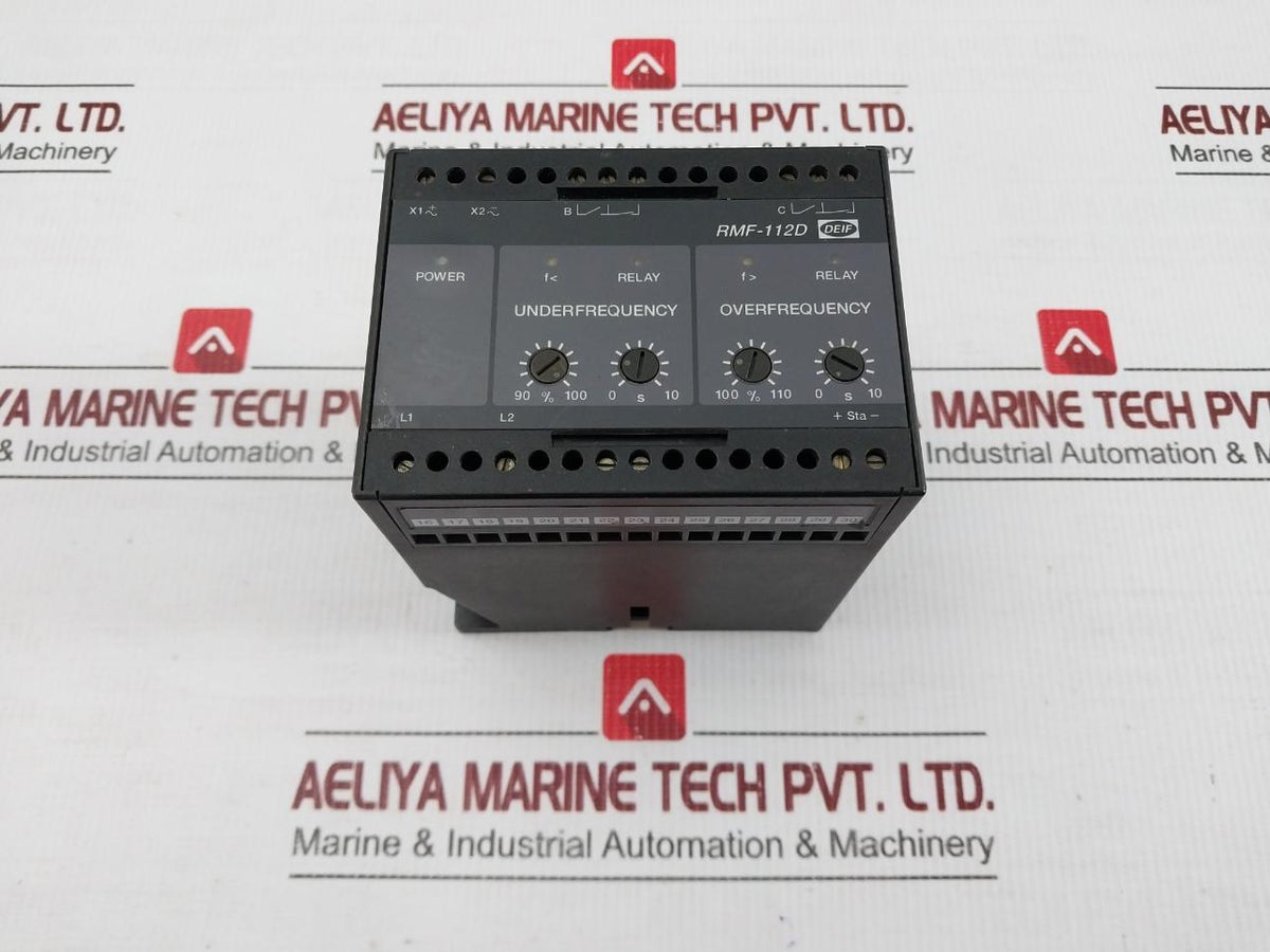 Rmf-112d Frequency Relay 440vac 60hz Brand Deif