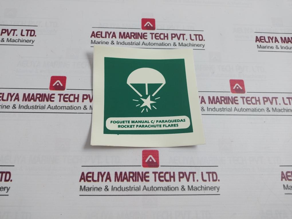 Rocket Parachute Flares Sticker