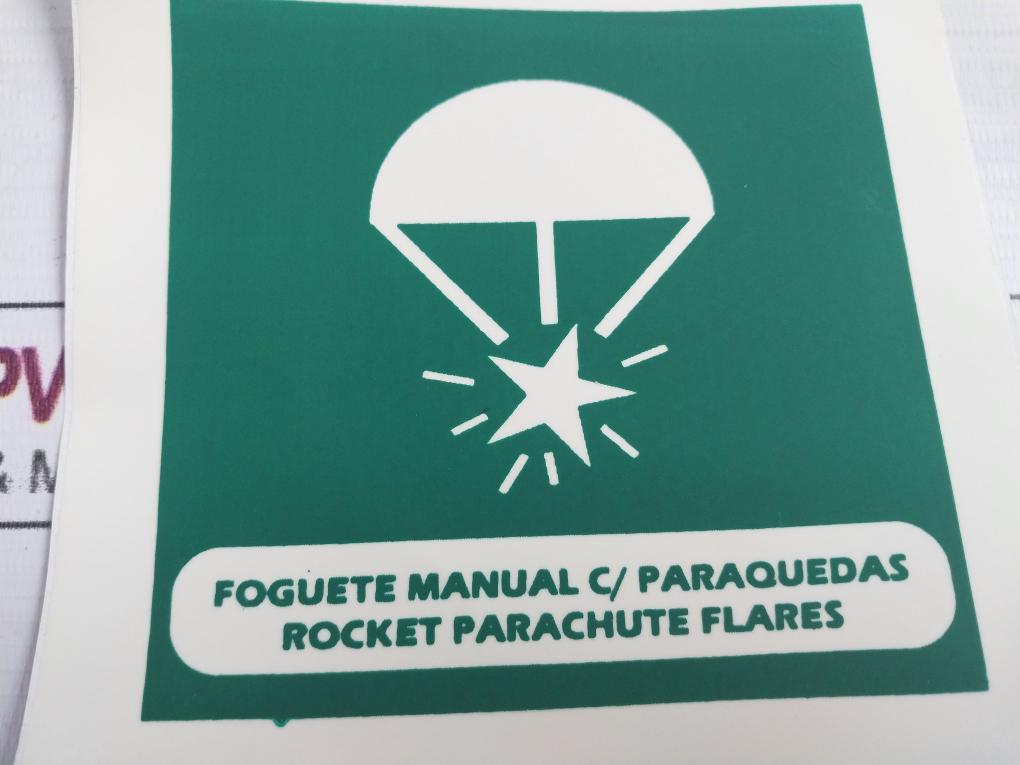 Rocket Parachute Flares Sticker