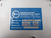 Rolf Janssen 22371/87 Plc Rack Module 220V 50Hz USED
