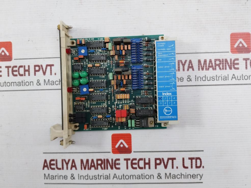 Rolf Janssen Bm 06 Emergency Stop Safety & Control Pcb Module X2 To 8/ 1