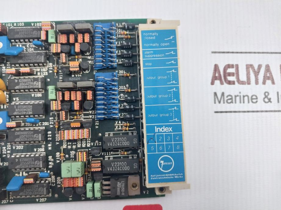Rolf Janssen Bm 06 Engine Turbine Lube Oil Pressure Pcb Module