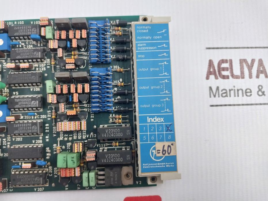 Rolf Janssen Bm 06 Load Sharing Printed Circuit Board Module Nr.229