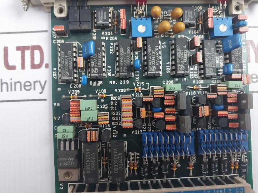 Rolf Janssen Bm 06 Pcb Module For Emergency Stop Control Station Nr.229