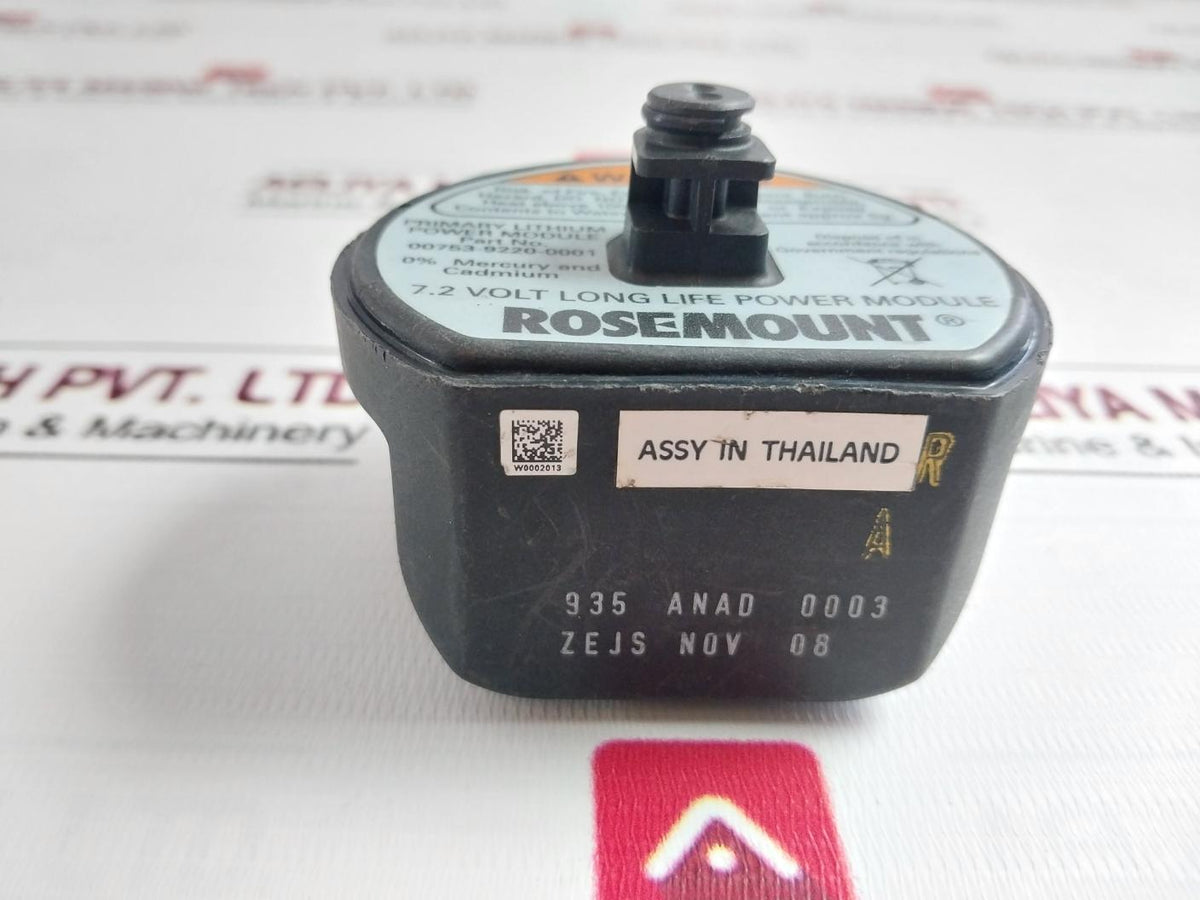 Rosemount 00753-9220-0001 Primary Lithium Power Module 7.2 Volt ...