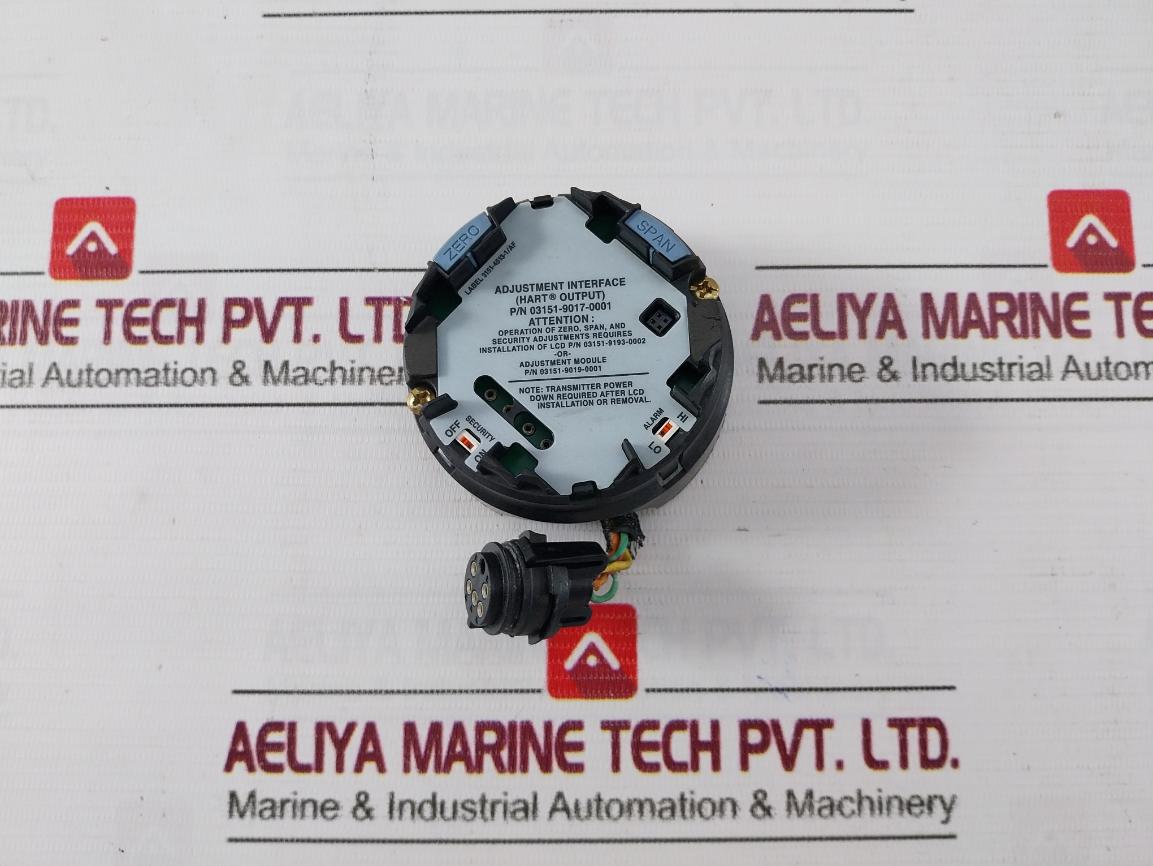 Rosemount 03151-9017-0001 Hart Adjustment Output Interface Arar0312 P0001083