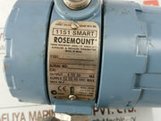Rosemount 1151 Smart Pressure Transmitter 100 Psi 12 To 45 Vdc