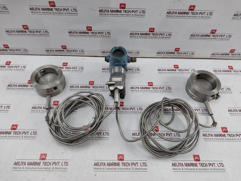 Rosemount 3051 Cd2A22A1As2M5B4I1T1Q4Q8 Pressure Transmitter W/ Diaphragm Seal