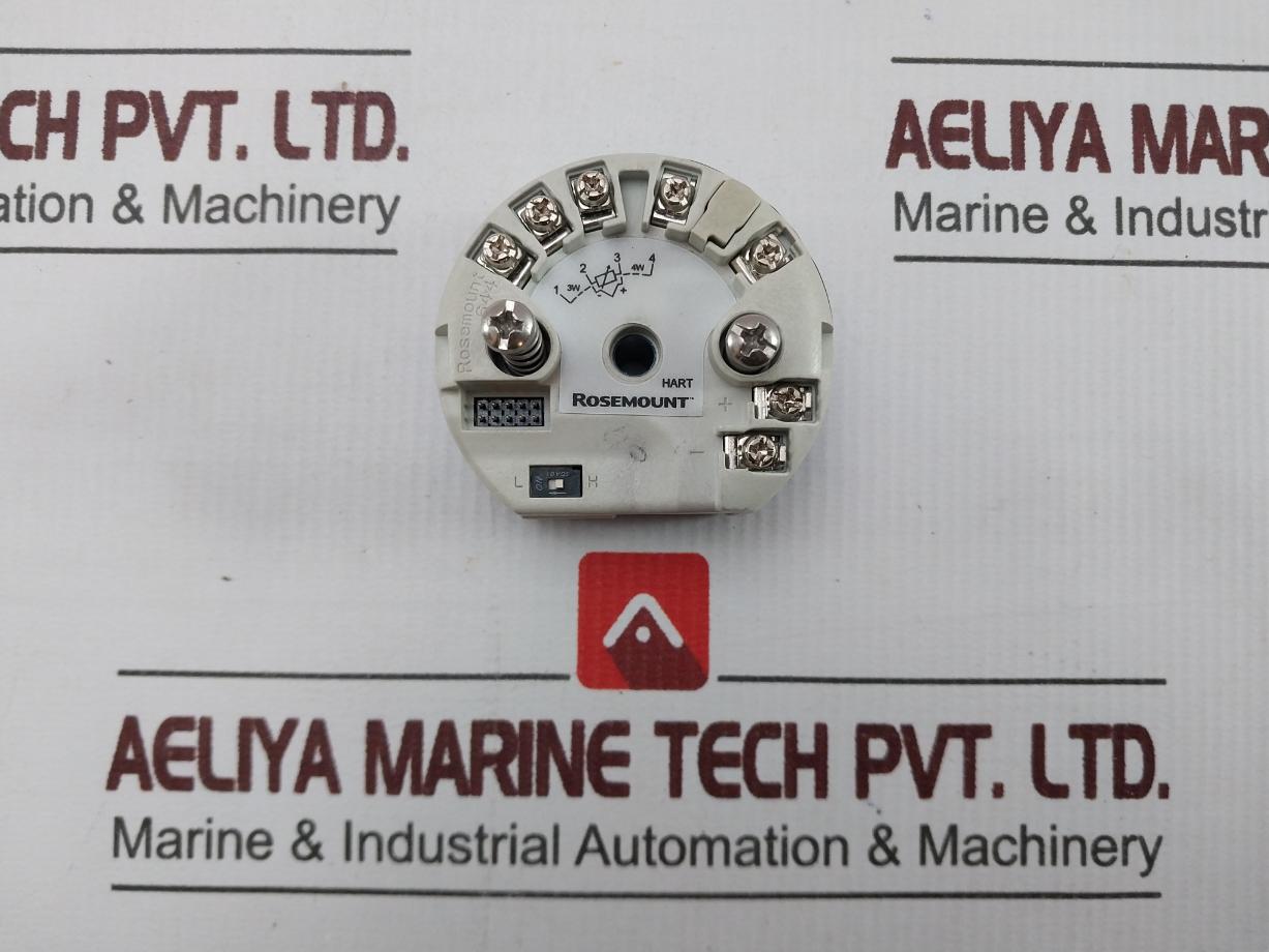 Rosemount 644Hanaj6M5Q4 Temperature Transmitter Head 4-20Ma 0 To 200 Deg F