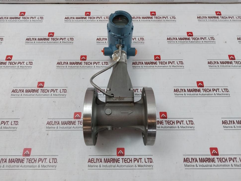 Rosemount Cf8M Vortex Type Flow Meter Cf-8M/316, K-factor 33.931 100F/38 Celsius