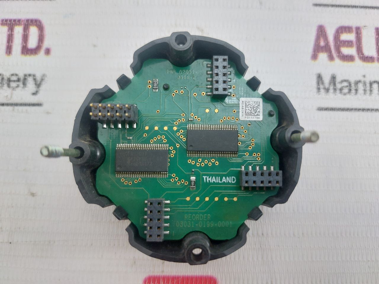 Rosemount Pwb 02051-3516-2 Pressure Transmitter Lcd Meter Display Adab2416