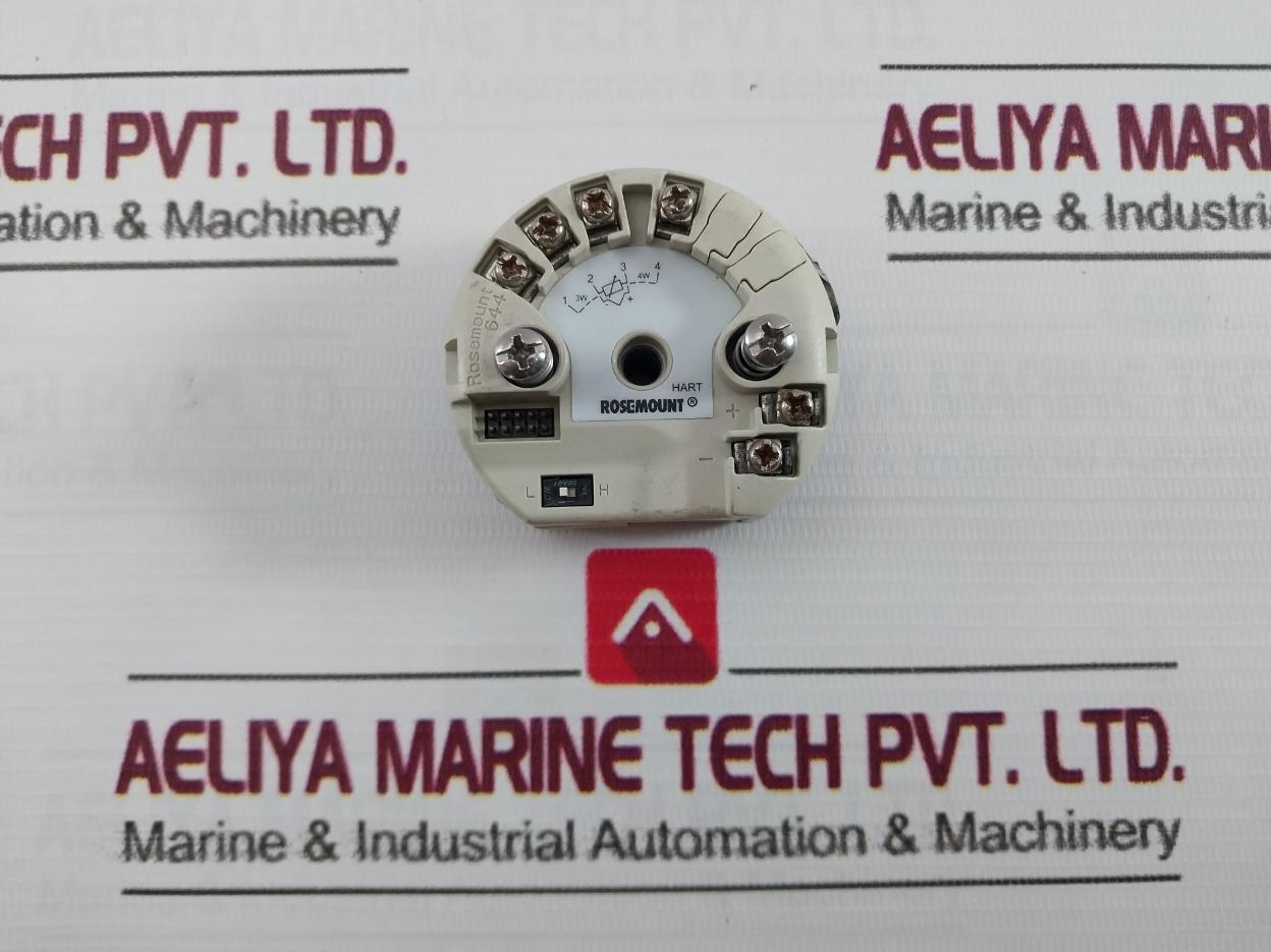 Rosemount 00644-7600-0004 Temperature Transmitter 0 To 250 Deg C 4-20Ma Sw1.1.1