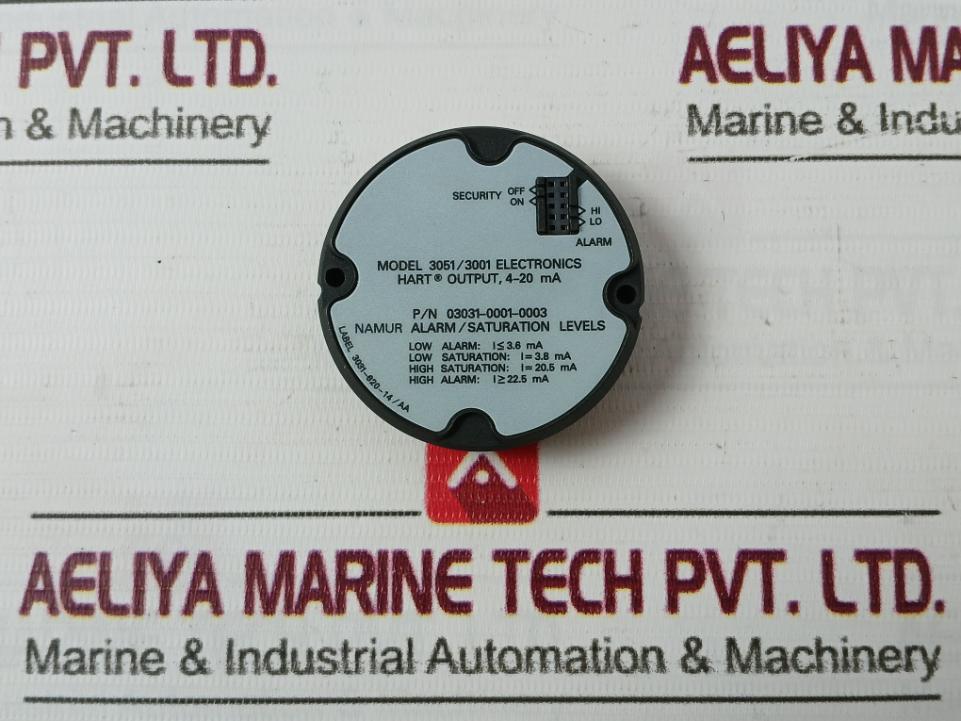 Rosemount 03031-0001-0003 Alarm Saturation Electronic Board I 22.5Ma