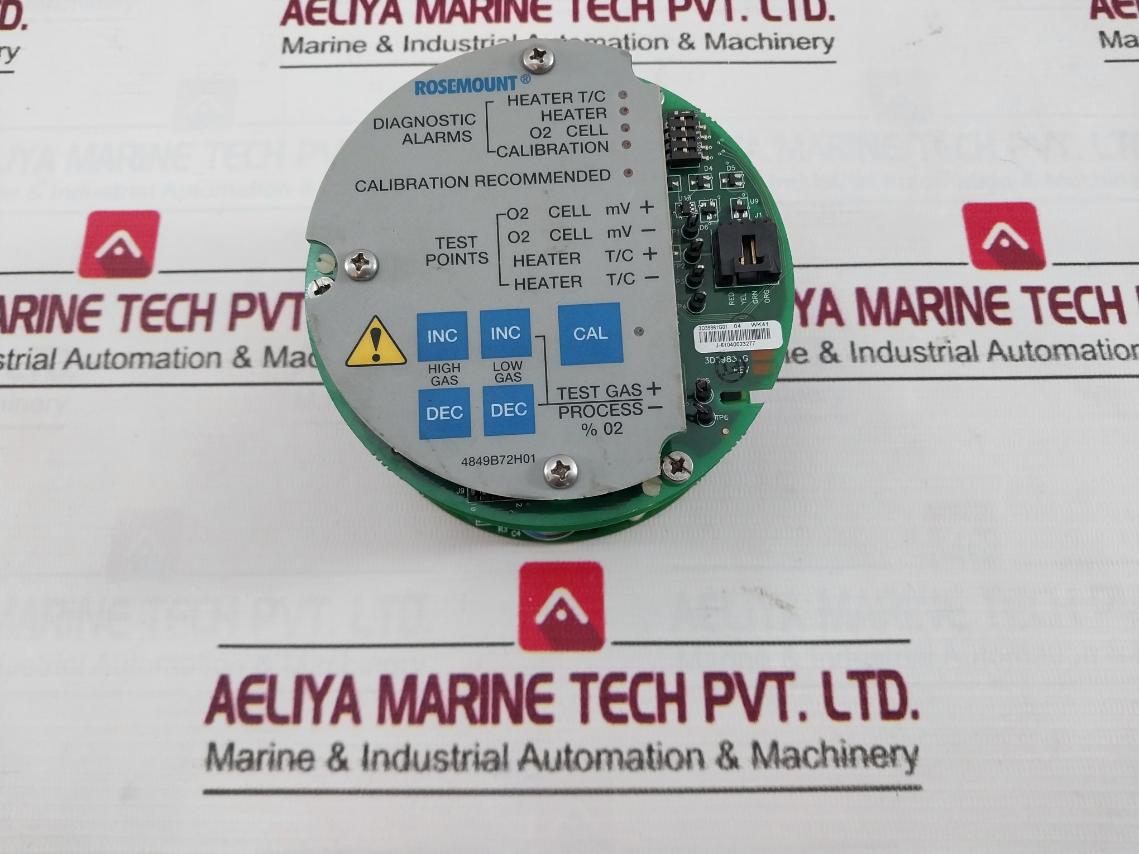 Rosemount 4849B72H01 Pcb Module For Oxygen Transmitter E204460 Csi Kyb ...