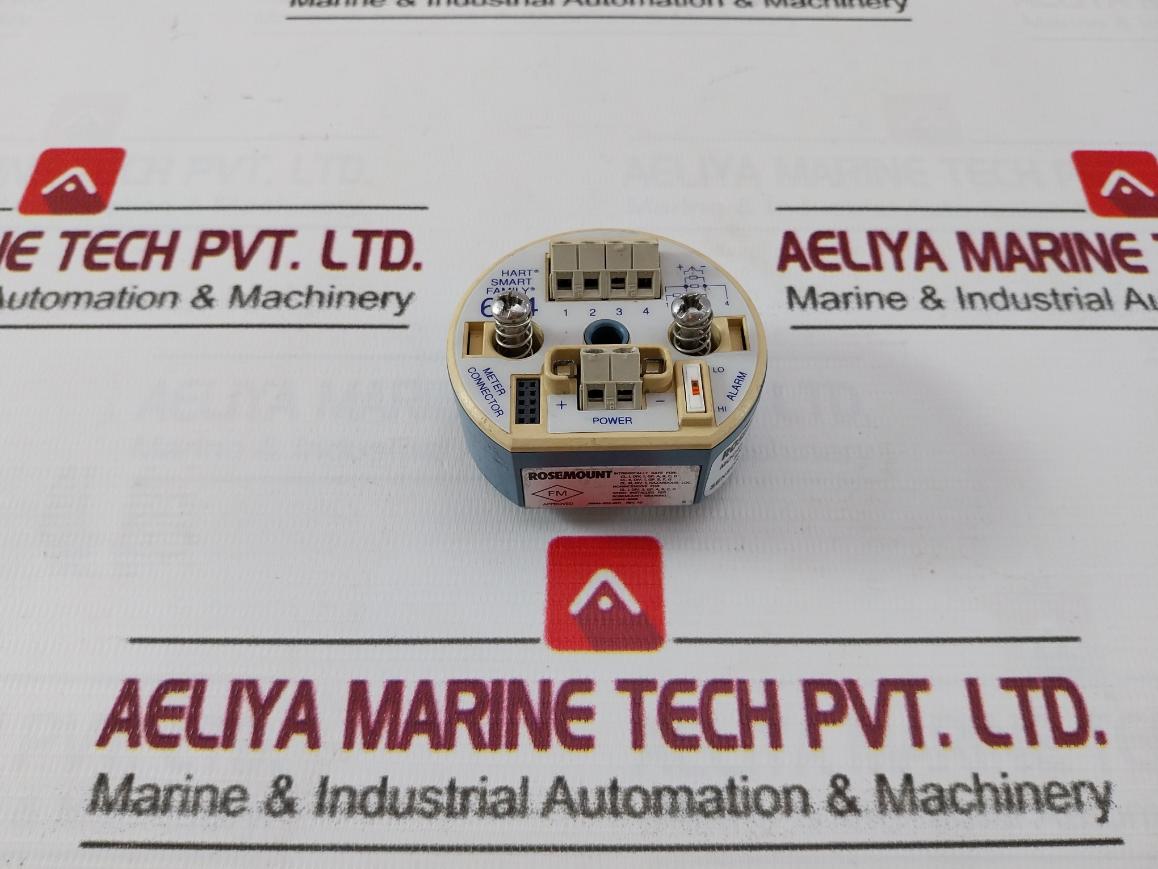 Rosemount 644Hak5J6M5C4Q4 Temperature Transmitter 00644-6402-2005 0 To 100 Deg C