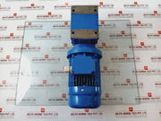 Rossi Motoriduttori Ms711-4 3-phase Motor & Brake W/ Mriv 62 U02A Gear Box