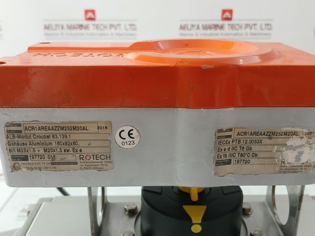 Rotech Acr1Areaazzm252M20Al Pneumatic Actuator Assembly Dr00220U Azl 24 ...
