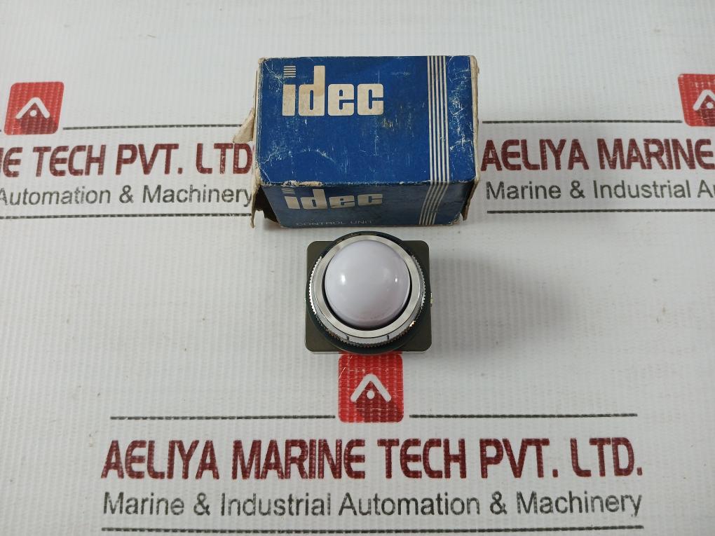 Round-White-Pilot-Light-12V-50-60Hz-Idec-Apne188-w-209016-1