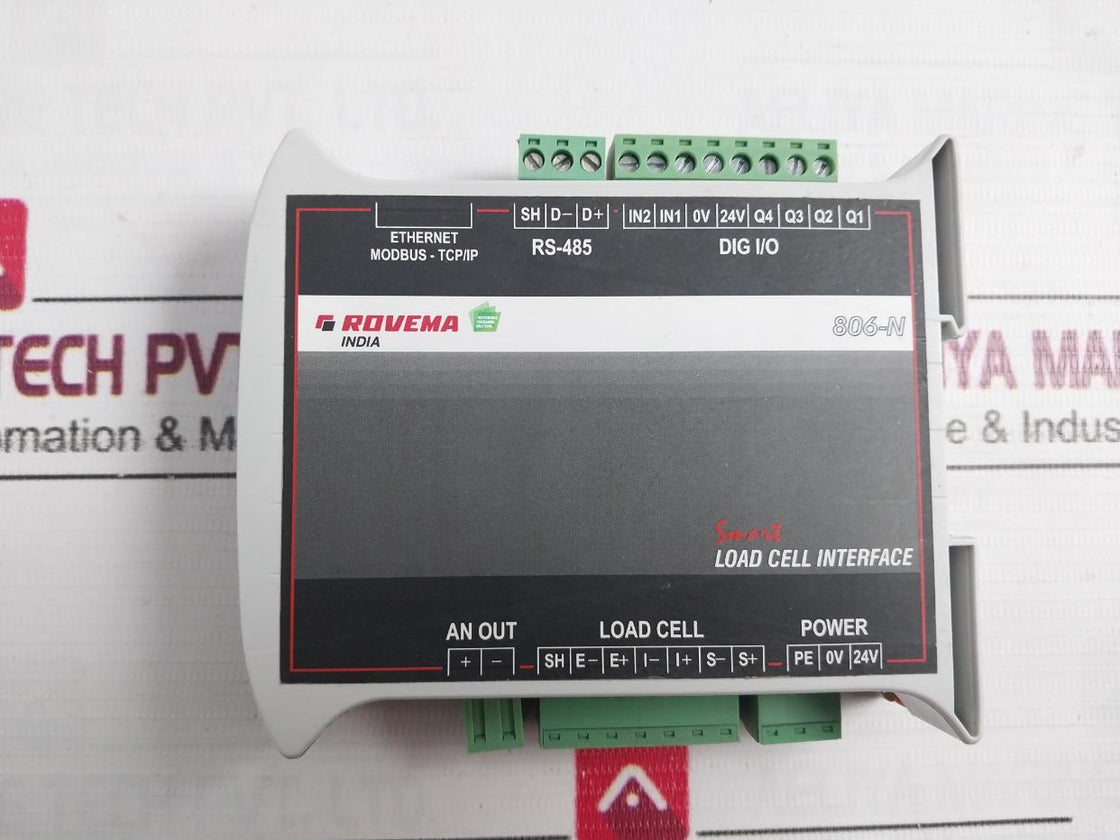 Rovema 806-n Smart Load Cell Interface Module 24V Dc – Aeliya Marine