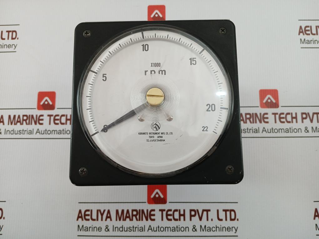 Rpm Meter 0-22 X 1000 Rpm Kuramoto Instrument