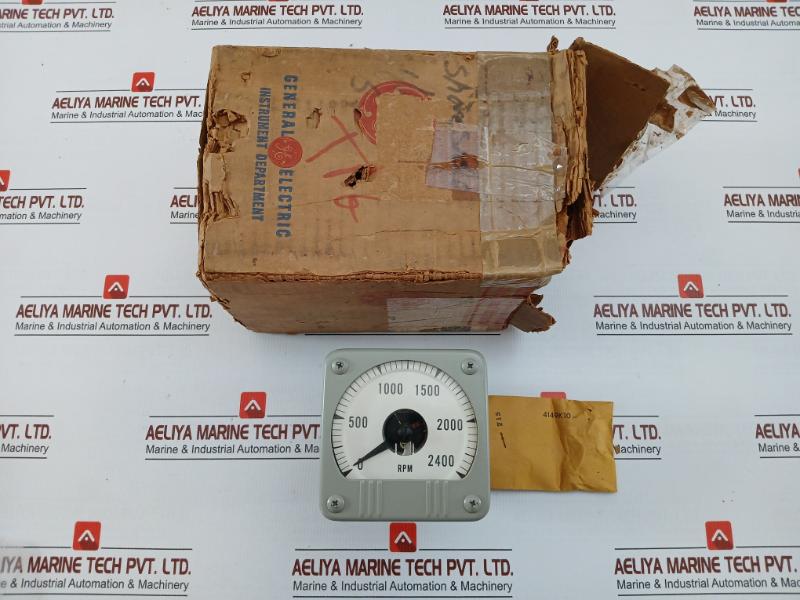 Rpm Meter 160v 0-2400 Rpm Db 14 By General Electric