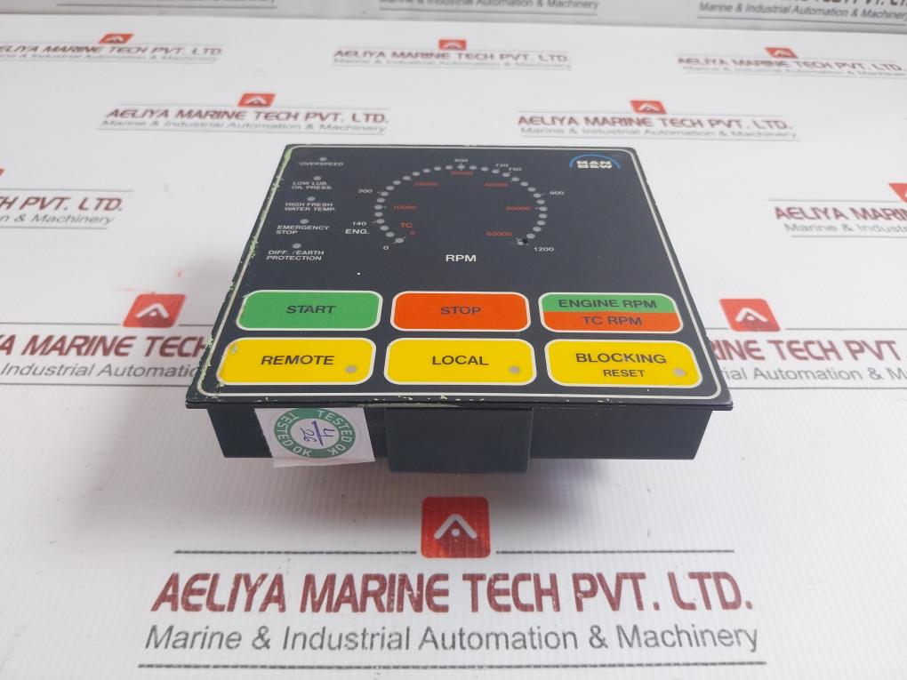 Rpm, Turbo Rpm Indicator Man B&W 0-1200