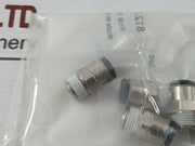Rs 812-263 Pneumatic Straight Connector/Fitting R1/8 6Mm (1 Packet = 5 Pcs)