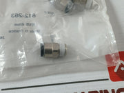 Rs 812-263 Pneumatic Straight Connector/Fitting R1/8 6Mm (1 Packet = 5 Pcs)