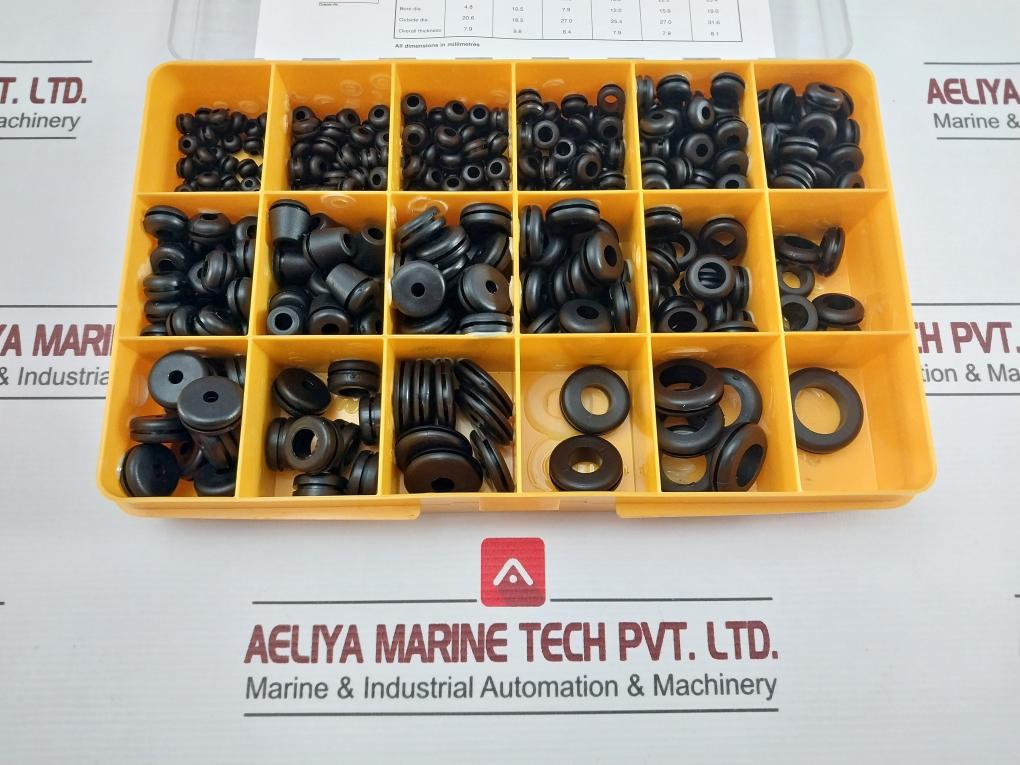 Rs Components 541-056 Pvc Grommet Kit (Incomplete)