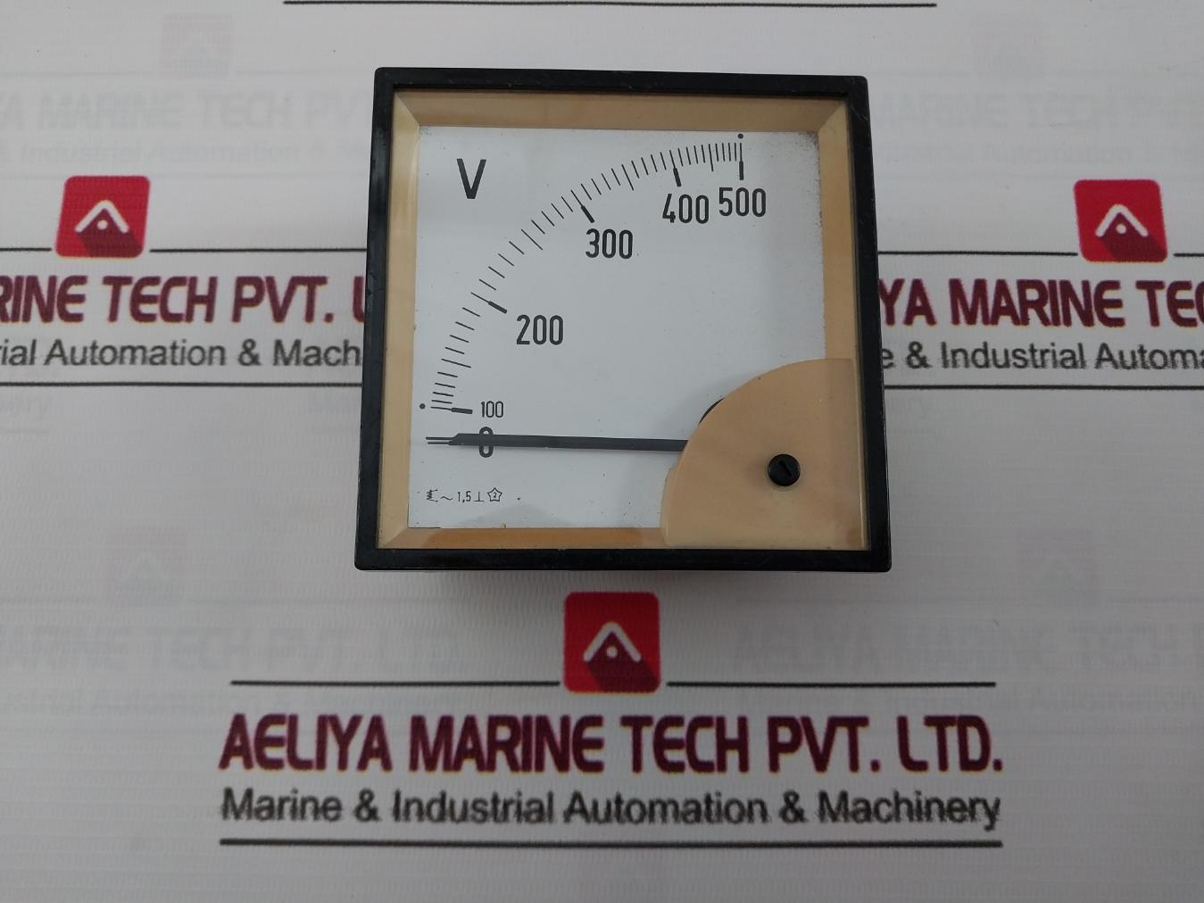 Rs 312-915 Analog Voltmeter Fsd. 0/500V