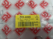 Rs 546-4099 Bnc Adapter 75 Ohm