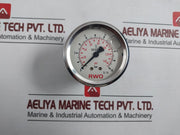 Rwo En 837-1 Pressure Gauge 0-140/145 Psi/0-10 Bar