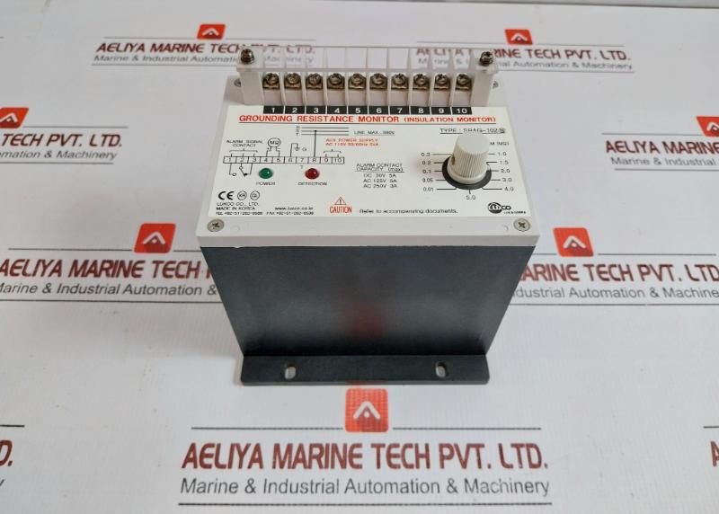 Sbag-102 By Luxco Ac 110v 50/60hz Grounding Resistance Monitor