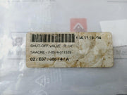 Saacke Dn3-pn125 Needle Shut-off Valve G1/4