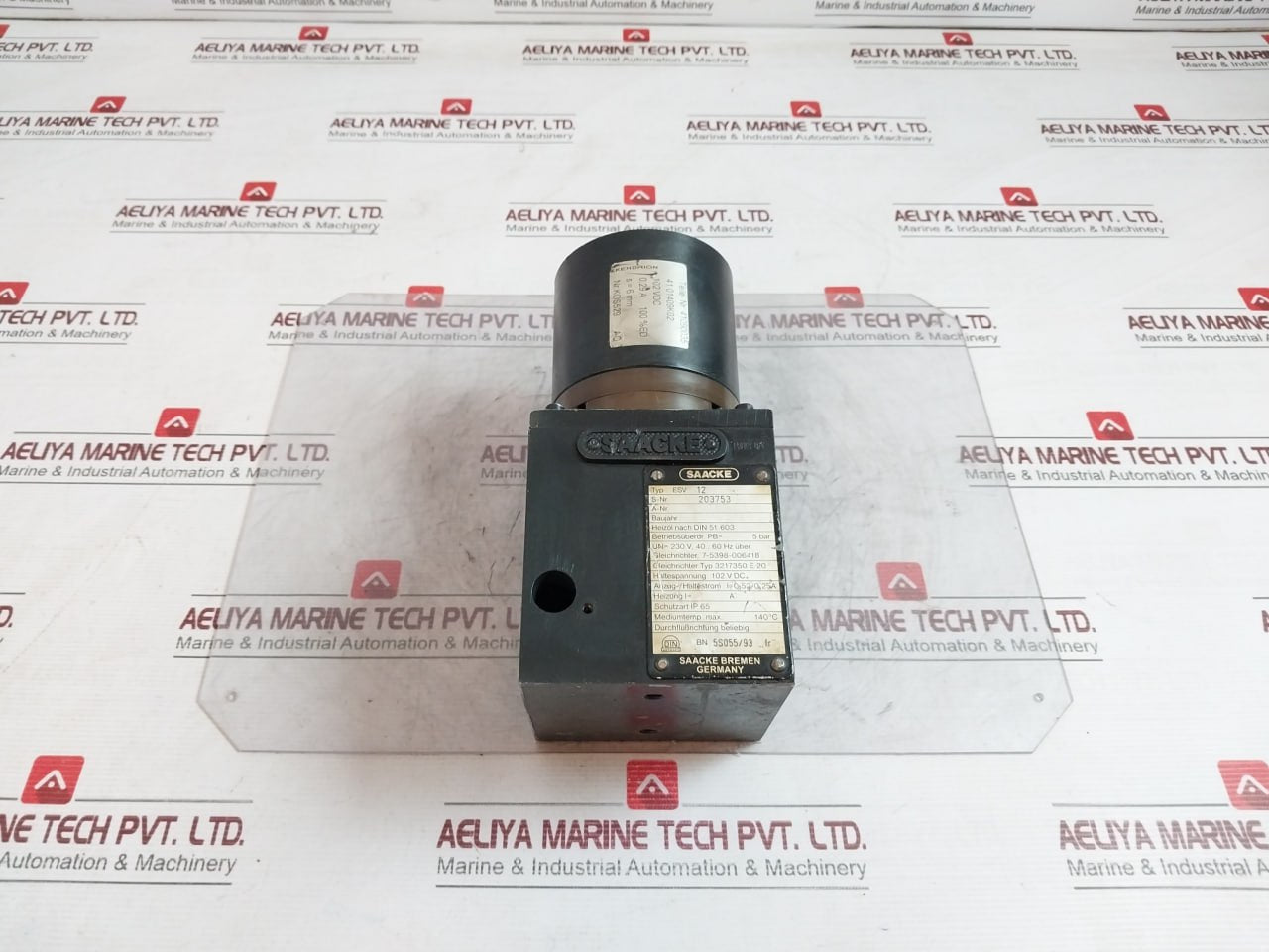 Saacke Esv 12 Electro Magnetic Valve 7-5398-006418 230V 40...60 Hz Uber