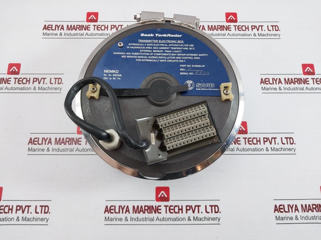 Saab Marine Tank Radar Transmitter Electronic Box 9150064-871