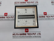 Saci Frequency Meter Naval Series 56-64 Hz 440V ~0.5