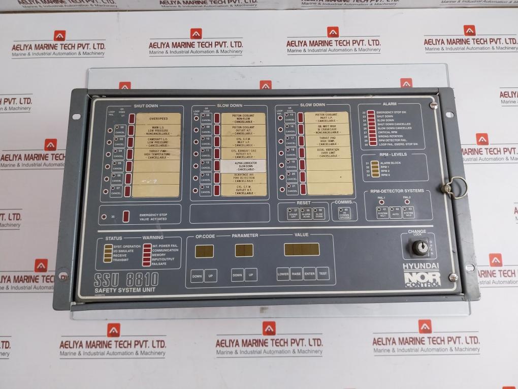Safety System Unit Nn-801.1, He-220293E, He220265 B BY Norcontrol Ssu 8810 - 9.600 Kg