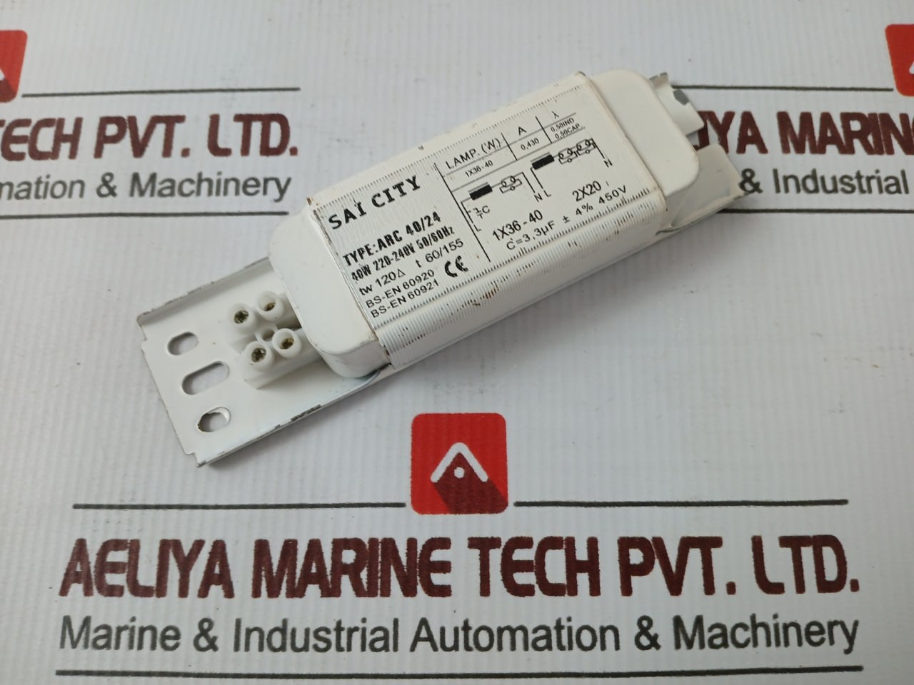 Sai City Arc 40/24 Electronic Fluorescent Lamp Ballast 40W 220-240V 50/60Hz