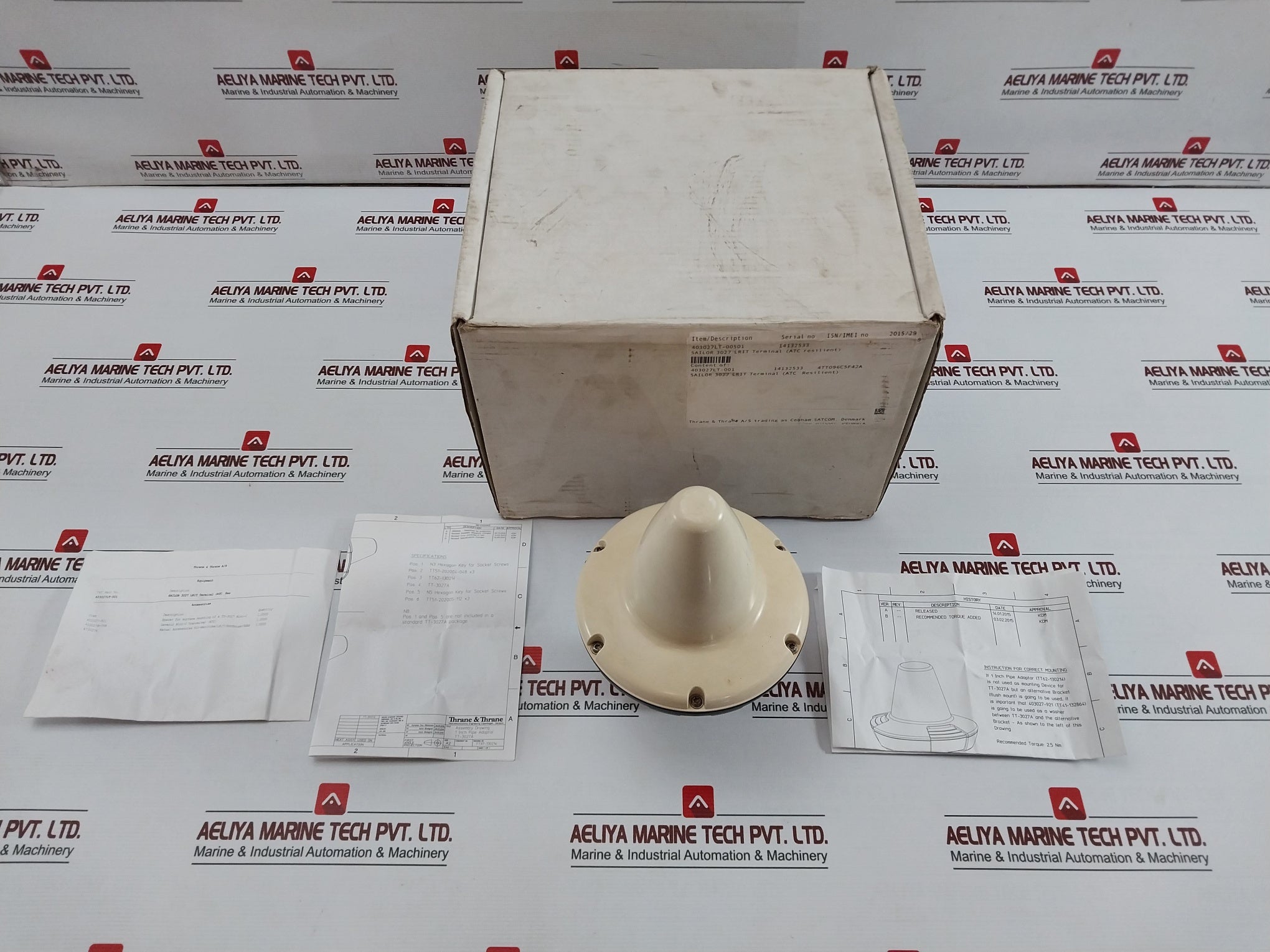 Sailor Tt-3027A Antenna Unit Tt97-14500, Tt97-130214