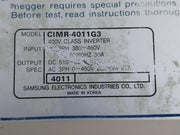 Samsung Cimr-4011G3 400V Class Inverter Etc613050 Rev: 2 Ac 3Ph 380-460V 50/60Hz